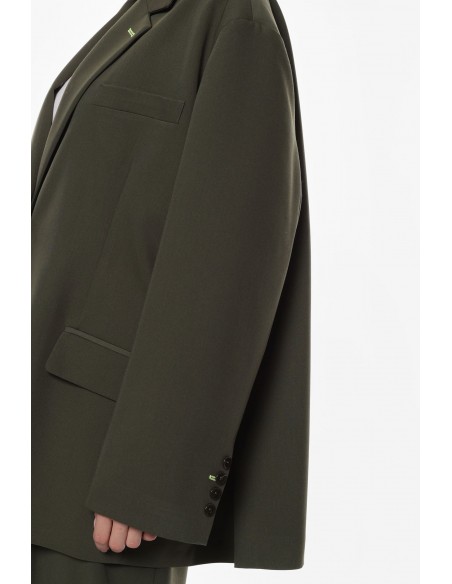 Imperial Femme blazer oversized en drap Kaki