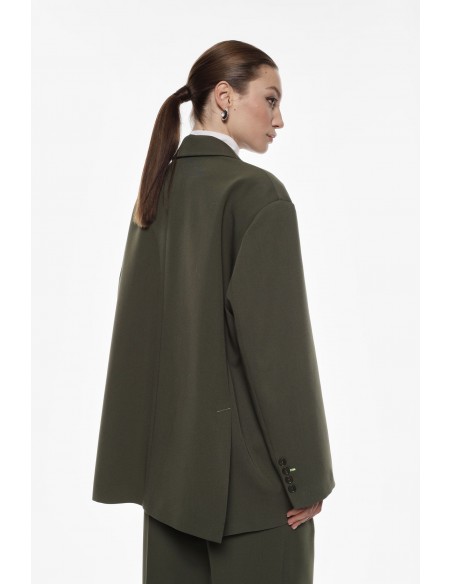 Imperial Femme blazer oversized en drap Kaki
