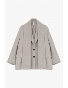 Imperial Femme Veste Caban avec echarpe integrée amovible Imperial Femme Veste Caban avec echarpe integrée amovible