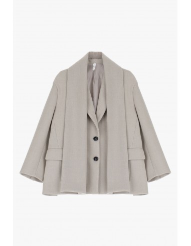 Imperial Femme Veste Caban avec echarpe integrée amovible Imperial Femme Veste Caban avec echarpe integrée amovible