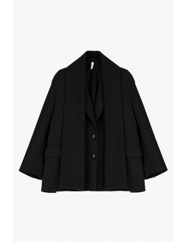 Imperial Femme Veste Caban avec echarpe integrée amovible Imperial Femme Veste Caban avec echarpe integrée amovible