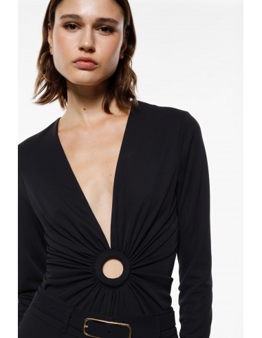 Imperial Femme body  noir avec detail ajouré Imperial Femme body  noir avec detail ajouré