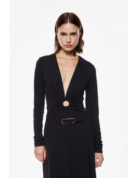 Imperial Femme body  noir avec detail ajouré Imperial Femme body  noir avec detail ajouré