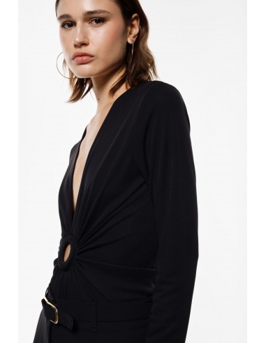 Imperial Femme body  noir avec detail ajouré Imperial Femme body  noir avec detail ajouré