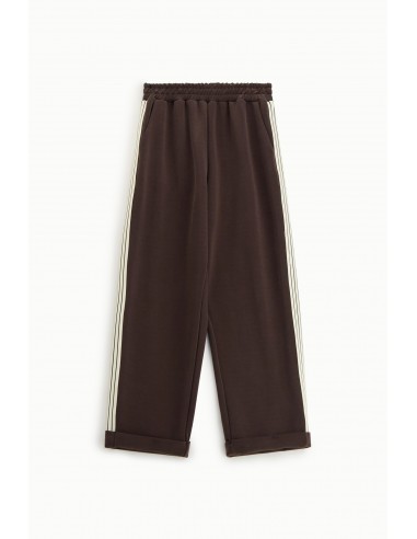 Imperial Femme Pantalon de jogging Chocolat a Galon rayé Imperial Femme Pantalon de jogging Chocolat a Galon rayé