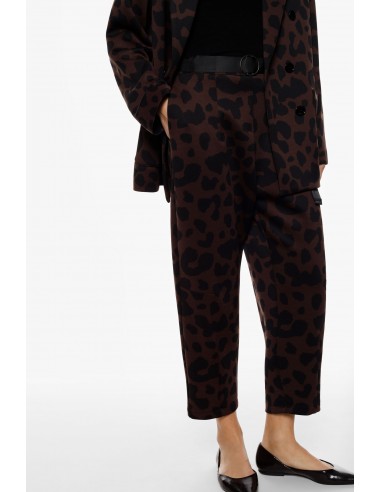 Imperial Femme pantalon forme balloon à motif leopard