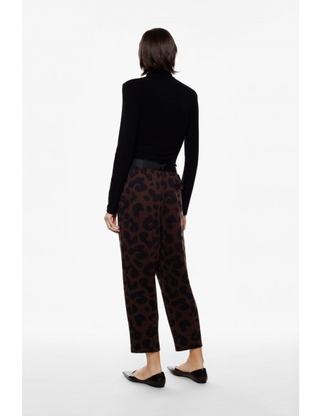 Imperial Femme pantalon forme balloon à motif leopard