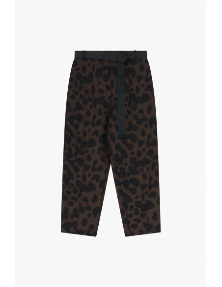 Imperial Femme pantalon forme balloon à motif leopard
