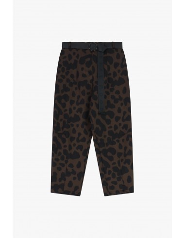 Imperial femme blazer croisé forme oversize en jersey Leopard