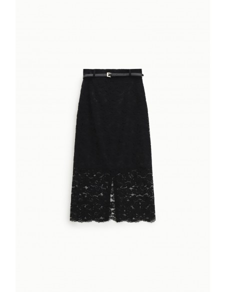 Imperial femme Jupe en dentelle noire