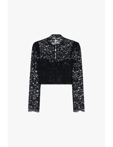 Imperial Femme chemisier en dentelle noire