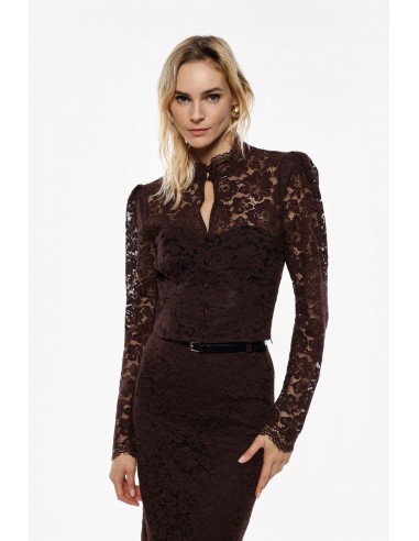 Imperial Femme chemisier en dentelle noire
