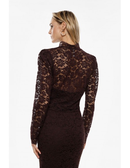 Imperial Femme chemisier en dentelle noire