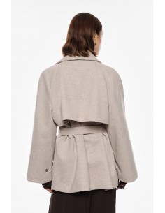 Imperial Femme trench-coat court croisé coloris Beige