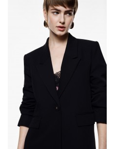 Imperial Femme blazer asymetrique a manches froncées