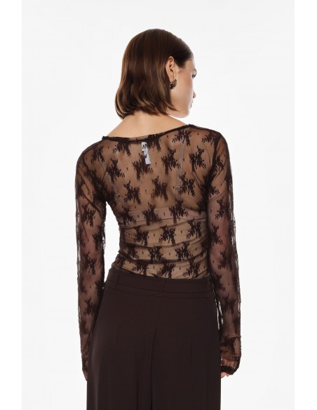 Imperial Femme T-shirt Dentelle Noir