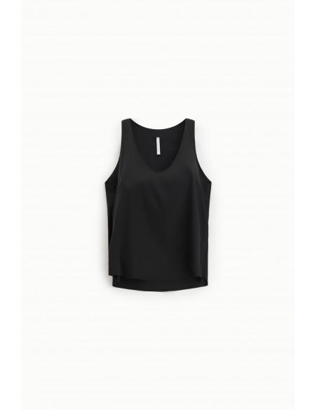 Débardeur à brides larges en crêpe satin – Imperial