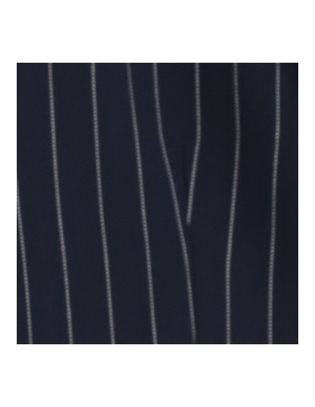 Gilet tailleur rayé à revers châle en crêpe fluide – Imperial