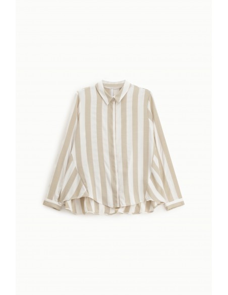 Chemisier Trapèze a rayures-Imperial