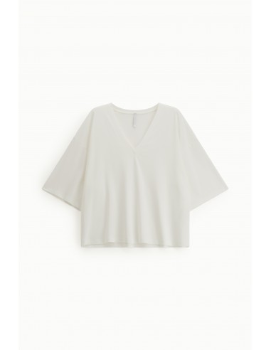 Top ample à manches chauve-souris col V – Imperial