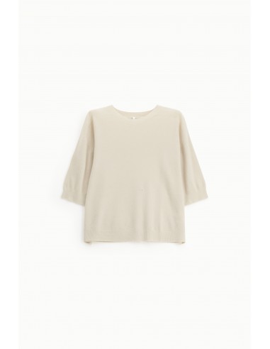 T-shirt en maille col rond a demie-manche