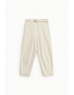 Pantalon Balloon en jersey et satin-Imperial