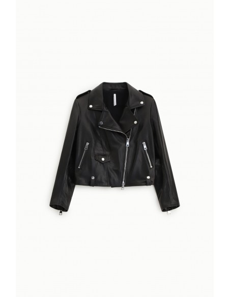 Veste en cuir type Perfecto - Imperial