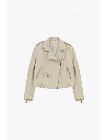 Veste en cuir type Perfecto - Imperial