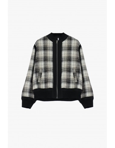 Bomber zippé a carreaux - Imperial