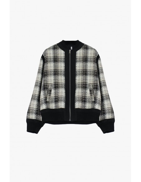 Bomber zippé a carreaux - Imperial