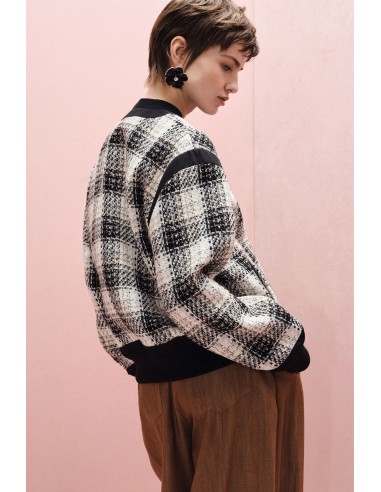 Bomber zippé a carreaux - Imperial