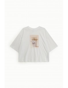 T-shirt coupe ample a motif graphique-Imperial