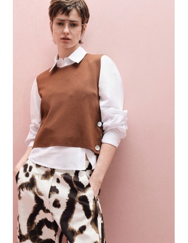 Debradeur en maille a boutonnage latéral - Imperial