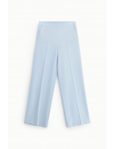 Pantalon fluide esprit palazzo en drap sergé - Imperial