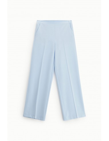 Pantalon fluide esprit palazzo en drap sergé - Imperial