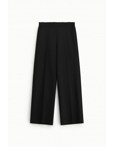 Pantalon fluide esprit palazzo en drap sergé - Imperial