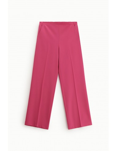 Pantalon fluide esprit palazzo en drap sergé - Imperial