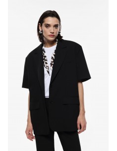 Blazer de tailleur oversize à manches Courtes - Imperial