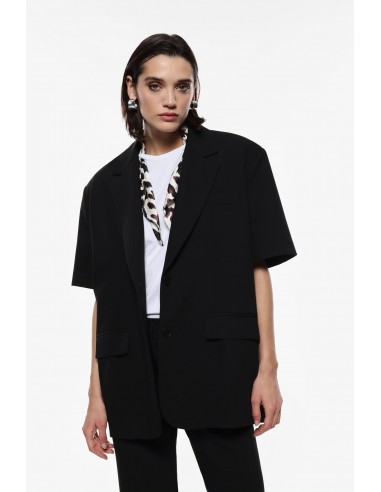 Blazer de tailleur oversize à manches Courtes - Imperial