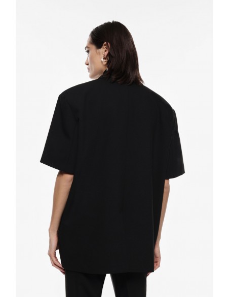 Blazer de tailleur oversize à manches Courtes - Imperial