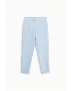 Pantalon cigarette de tailleur en draperie sergée – Imperial