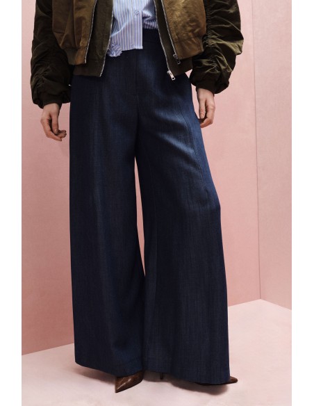 Jean palazzo taille haute et jambe large - Imperial