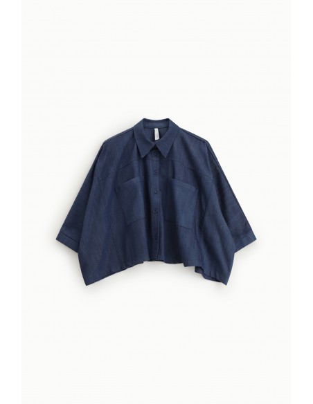 Chemise courte oversize façon jean - Imperial