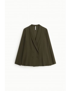Blazer en crepe fluide a boutonnage croisé - Imperial