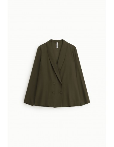 Blazer en crepe fluide a boutonnage croisé - Imperial