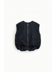 Pantalon Palazzo Fluide Rayé Taille Élastiquée – Imperial