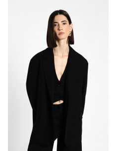Blazer oversized en draperie sergée - Imperial
