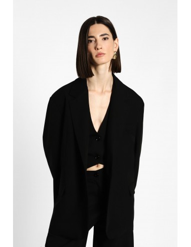 Blazer oversized en draperie sergée - Imperial