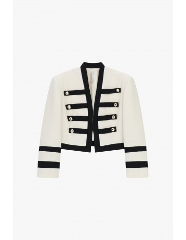 Veste officier en crepe fluide - Imperial