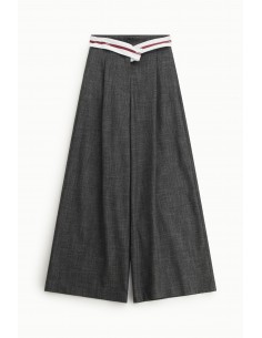 Pantalon palazzo a taille retournée -Imperial